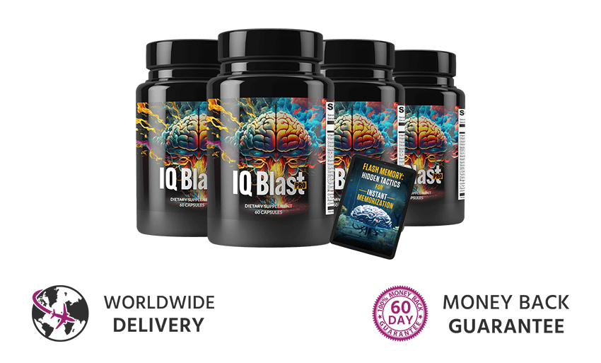 4 Bottles of IQ Blast Pro